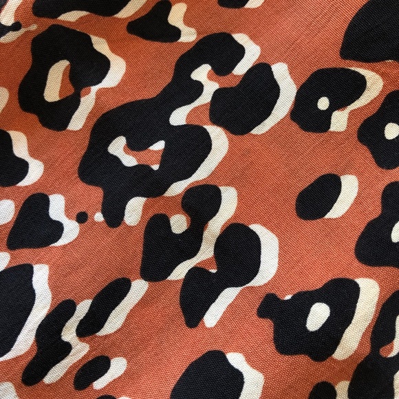 ZARA Leopard Drawstring Pants - Picture 4 of 4